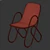 Sleek Modern Chair 3D model small image 5