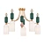 Illuminating Elegance: Iris Chandelier 3D model small image 1