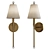 Elegant Riverdale Wall Sconce 3D model small image 1