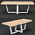 Scandinavian Dining Table Set 3D model small image 3