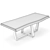 Scandinavian Dining Table Set 3D model small image 6