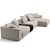 Luxurious Fendi Casa Blaze Sectional 3D model small image 2