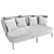 Febo Maxalto - Elegant Enveloping Sofa 3D model small image 4