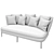 Febo Maxalto - Elegant Enveloping Sofa 3D model small image 5