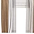 Elegant Curtain 908 3D model small image 2