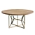 Crate & Barrel Hayes 60" Round Table | High-Quality 3D Model 3D model small image 1
