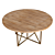 Crate & Barrel Hayes 60" Round Table | High-Quality 3D Model 3D model small image 7