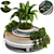 Urban Oasis Bench: Innovative Plant-Set Design 3D model small image 1