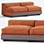Modern Life Sofa by Acerbis 3D model small image 1