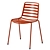 Enea Street Chair: Ergonomic & Stylish Outdoor Seating 3D model small image 5