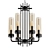 Elegant Black Pendant Chandelier 3D model small image 1