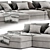 Poliform Dune Chaise Longue Sofa 2: Sleek & Stylish Seating 3D model small image 4