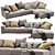 Modular Blanche Tutto Sofa Set 3D model small image 1