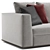 Elegant Minotti Powell Sofa: Sleek Design, Maximum Comfort 3D model small image 5