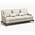 Elegant Nest Sofa by Decca Home 3D model small image 1