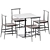 Modern Dining Set: Dado S80 Table & Pelleossa Chair 3D model small image 1
