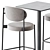 Modern bar set: Dado S60 Table & 430 Stool 3D model small image 5