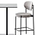 Modern bar set: Dado S60 Table & 430 Stool 3D model small image 6