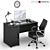Silver iMac: The Ultimate Workplace Solution 3D model small image 1