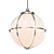 Hinkley  Odeon Pendant: Contemporary Elegance Illuminated 3D model small image 1