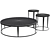 Elegant Amadeus Mirrored Coffee Table 3D model small image 2