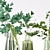 Greenery Bliss: Vases of Natural Elegance 3D model small image 6