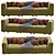 Modern Hay Mags 3-Seater Sofa 3D model small image 1