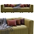 Modern Hay Mags 3-Seater Sofa 3D model small image 2