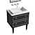 MIA ITALIA TORINO Washbasin Set 3D model small image 2