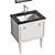 TORINO Washbasin Set: Elegant and Stylish 3D model small image 2