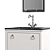 TORINO Washbasin Set: Elegant and Stylish 3D model small image 4