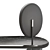 Luxury Living: Divani Pebble + Nina Dressing Table & Stool 3D model small image 6