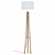 Rustic Charm: Lucelia Floor Lamp 3D model small image 3