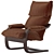 Onega Relax Armchair | Adjustable Backrest | Ergonomic Design 3D model small image 3