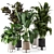 Ferm Living Bau Pot Large - Set 206: Stylish Indoor Plant Collection 3D model small image 1