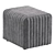 Elegant Rosetta Ottoman by Coco Republic 3D model small image 2