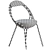 Mid-Century Musico Chair by LEE BROOM 3D model small image 4