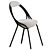 Mid-Century Musico Chair by LEE BROOM 3D model small image 6