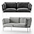 Cloud Sofa: Cozy 2-Seater Haven 3D model small image 3