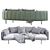 Modern Torii Sofa by Minotti - Elegant and Stylish 3D model small image 4
