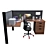 Streamline Office Furniture 3D model small image 3