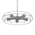 Vintage Round Pendant Lighting 3D model small image 2