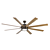 Xerxes Oil-Rubbed Bronze Ceiling Fan 3D model small image 2