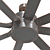 Xerxes Oil-Rubbed Bronze Ceiling Fan 3D model small image 5