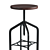 Industrial Loft Style Bar Stool ET-BM3732 3D model small image 4