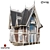 Gothic Manor: Elegant and Haunting 3D model small image 1