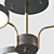 Tavis C: Modern Metal and Acrylic Ceiling Light 3D model small image 3