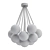 Contemporary Elegance: Eichholtz Molecule Ceiling Lamp 3D model small image 2