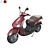 249k Polygons Scooter 3D model small image 1