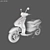 249k Polygons Scooter 3D model small image 8